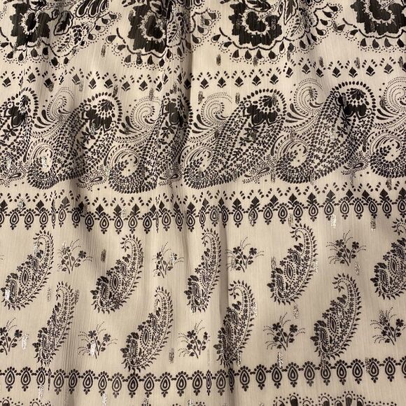 Christopher & Banks Woman’s Plus Paisley Lined Skirt - Picture 3 of 5